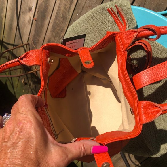 NWT Genuine Leather Bag - Picture 4 of 8